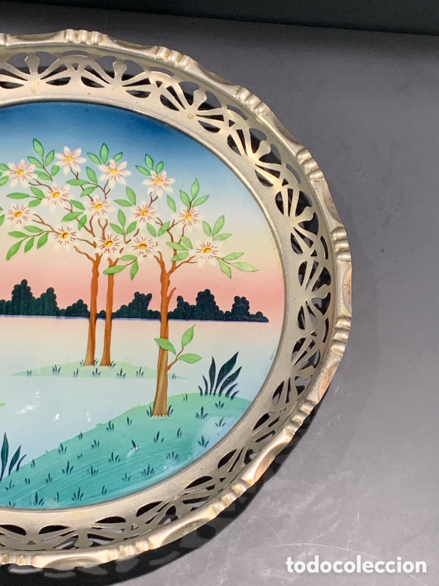 Antig&uuml;edades: Bandeja Art D&eacute;co de cer&aacute;mica. - Foto 4