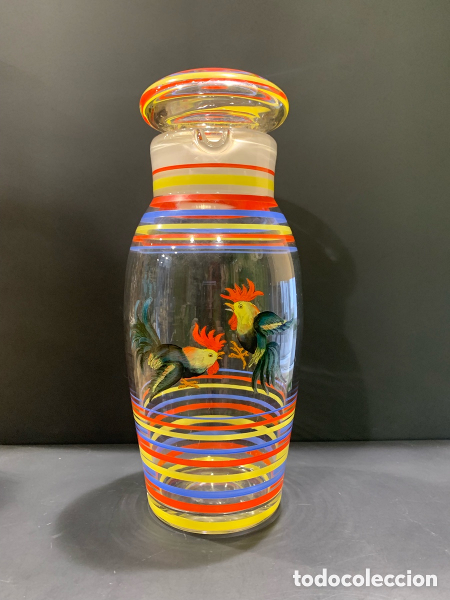 Antig&uuml;edades: Coctelera de vidrio Art D&eacute;co. - Foto 4