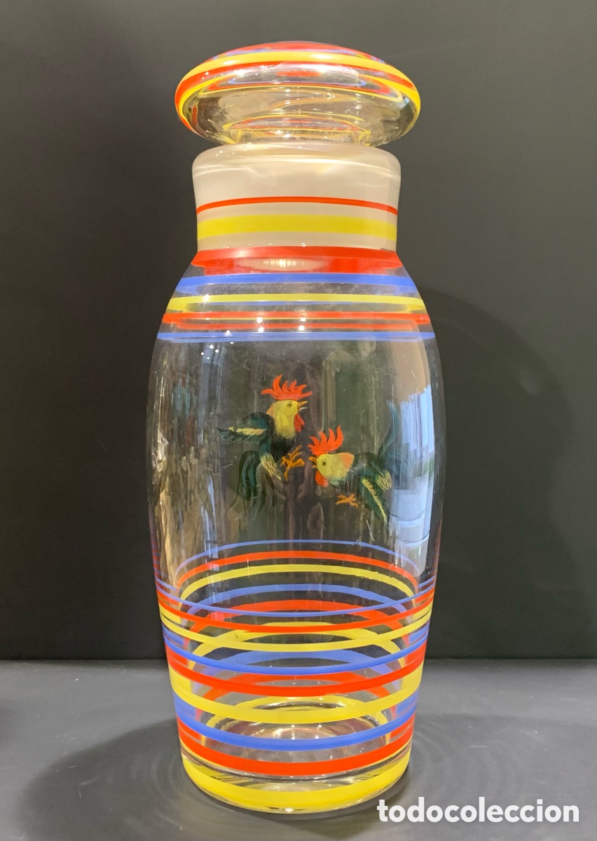 Antig&uuml;edades: Coctelera de vidrio Art D&eacute;co. - Foto 6