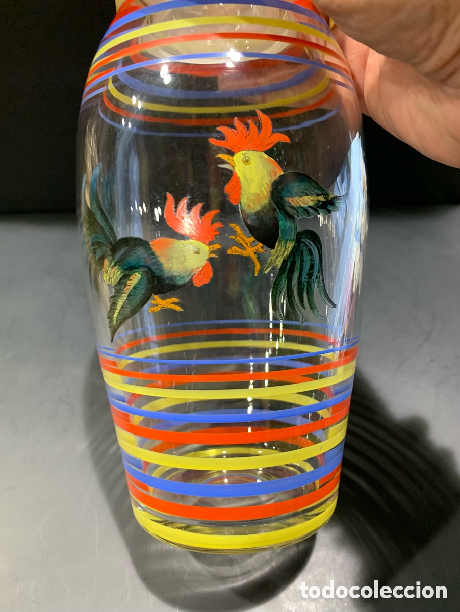 Antig&uuml;edades: Coctelera de vidrio Art D&eacute;co. - Foto 7