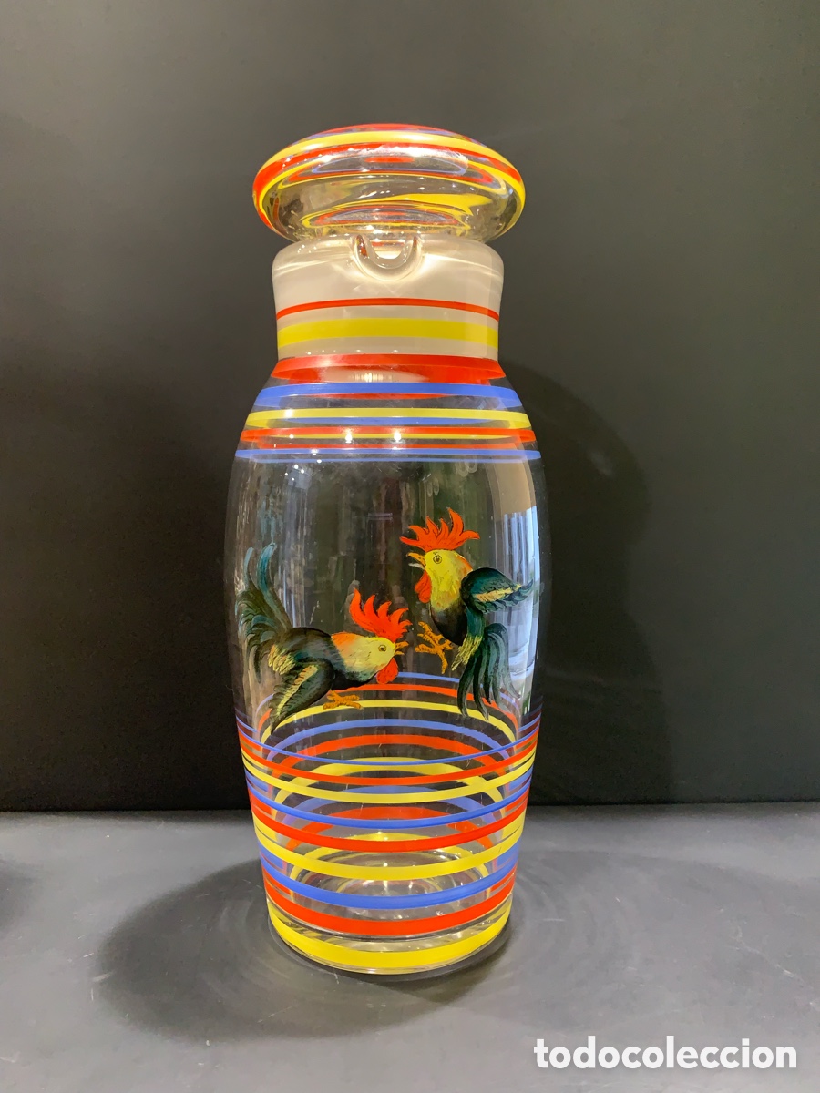 Antig&uuml;edades: Coctelera de vidrio Art D&eacute;co. - Foto 1