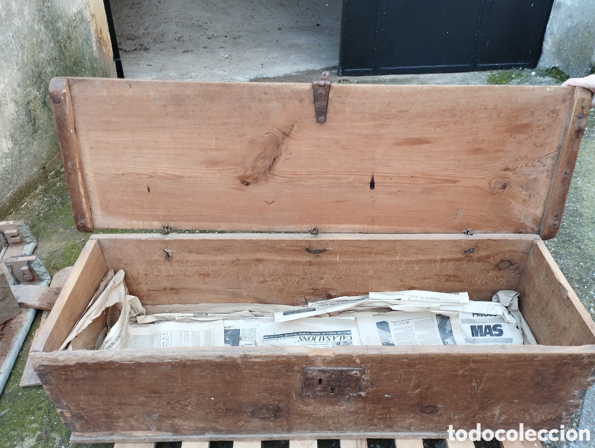 Antig&uuml;edades: Arc&oacute;n de madera largo - Foto 1