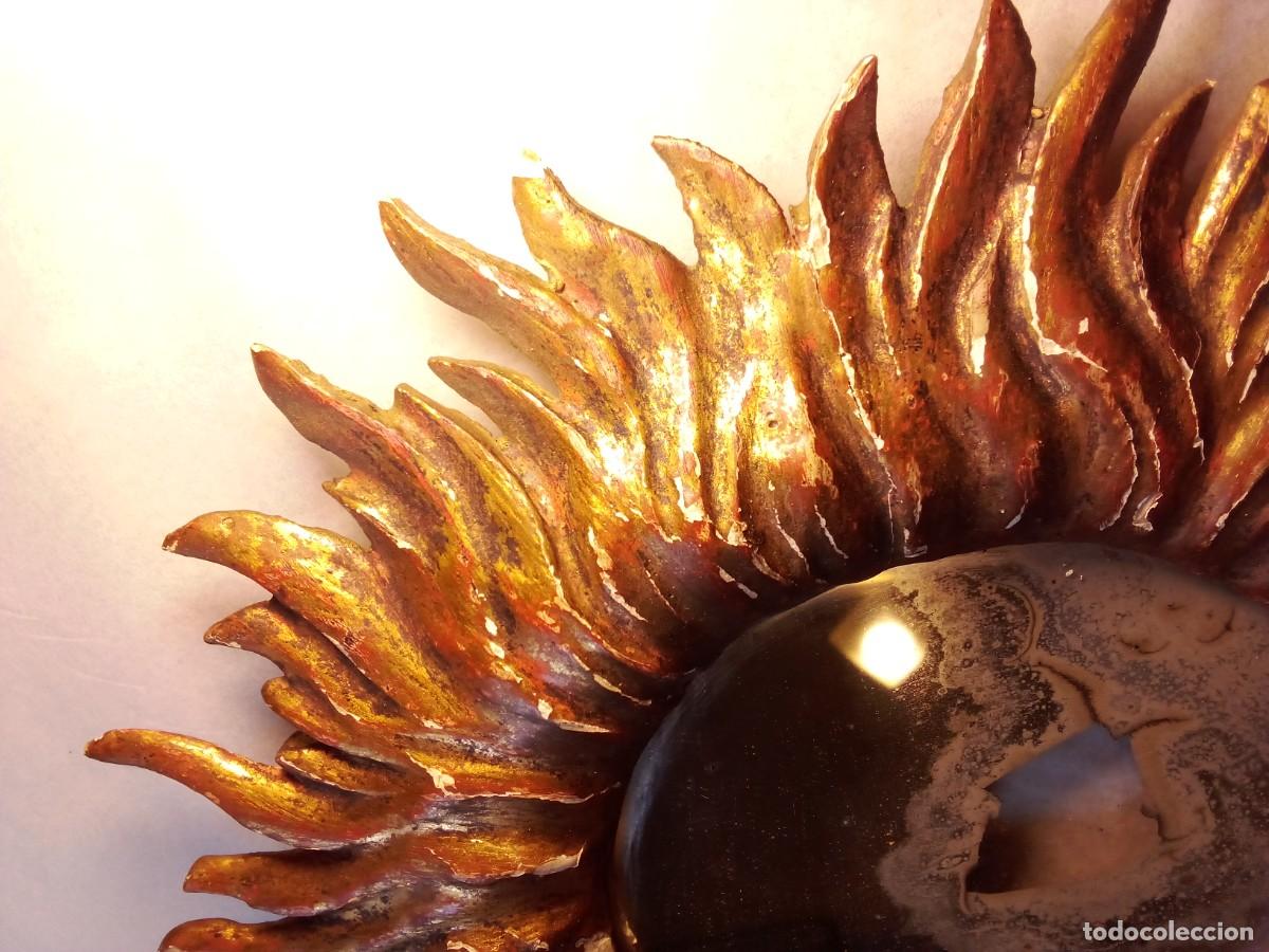 Antig&uuml;edades: ESPEJO CON FORMA DE SOL SIGLO 17 - Foto 2