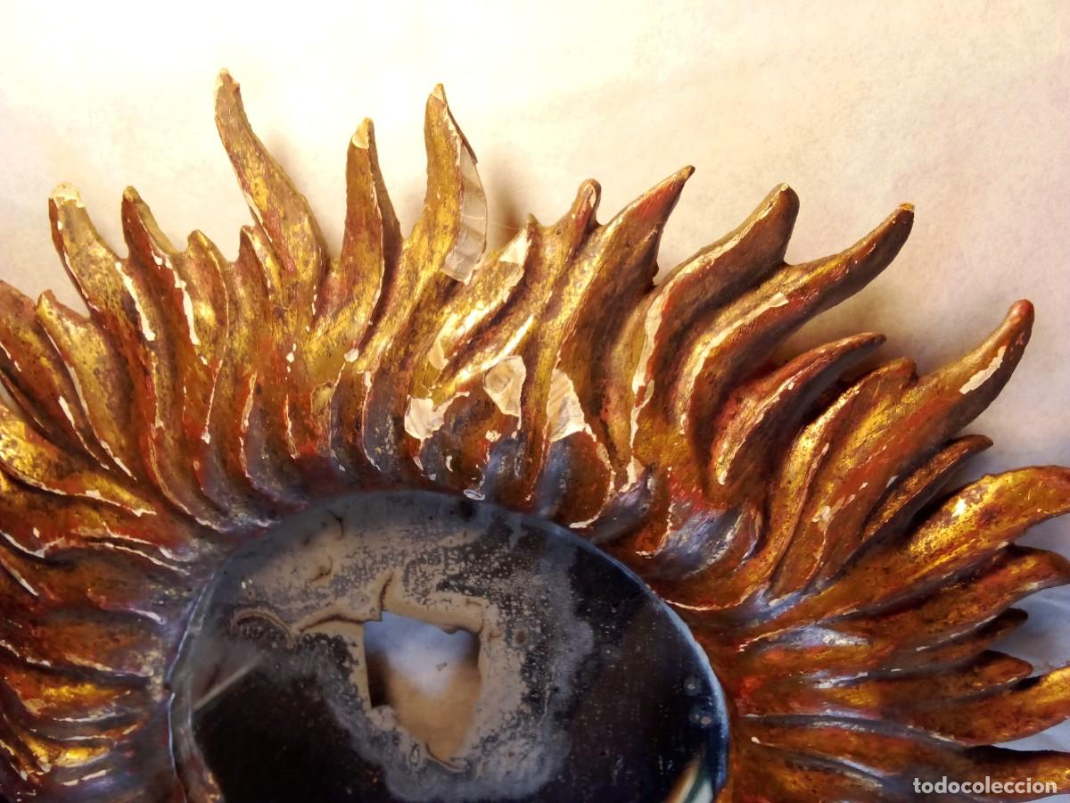 Antig&uuml;edades: ESPEJO CON FORMA DE SOL SIGLO 17 - Foto 4