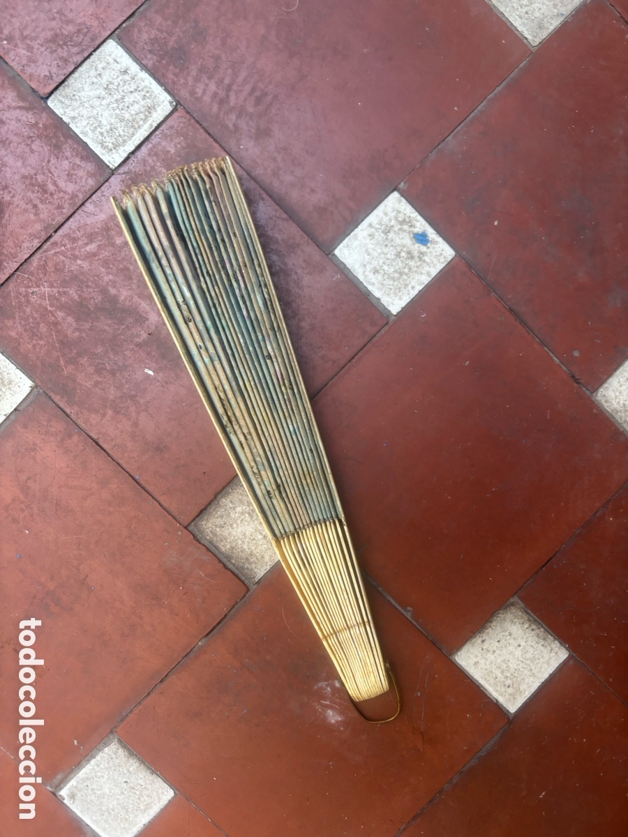Antig&uuml;edades: BELL&Iacute;SIMO ABANICO ROM&Aacute;NTICO ANTIGUO - Foto 8