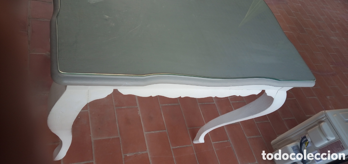 Antig&uuml;edades: Mesa comedor con cristal. - Foto 3