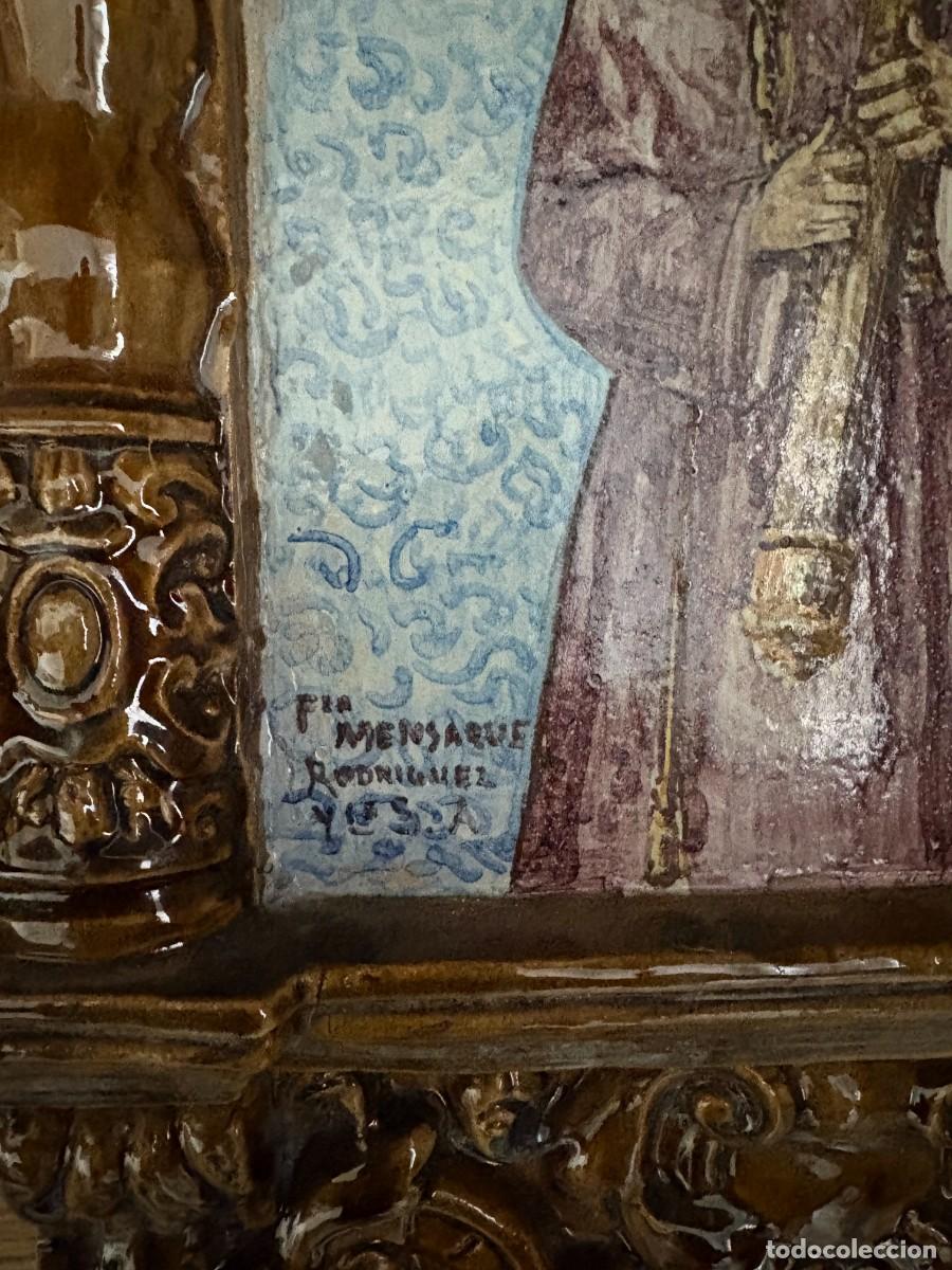 Antig&uuml;edades: retablo ceramina jesus del gran poder - Foto 3