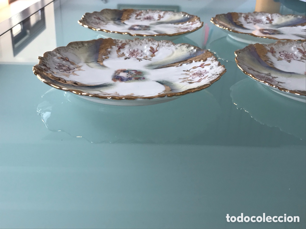 Antig&uuml;edades: Vajilla infantil ni&ntilde;as tomando t&eacute; - Foto 13