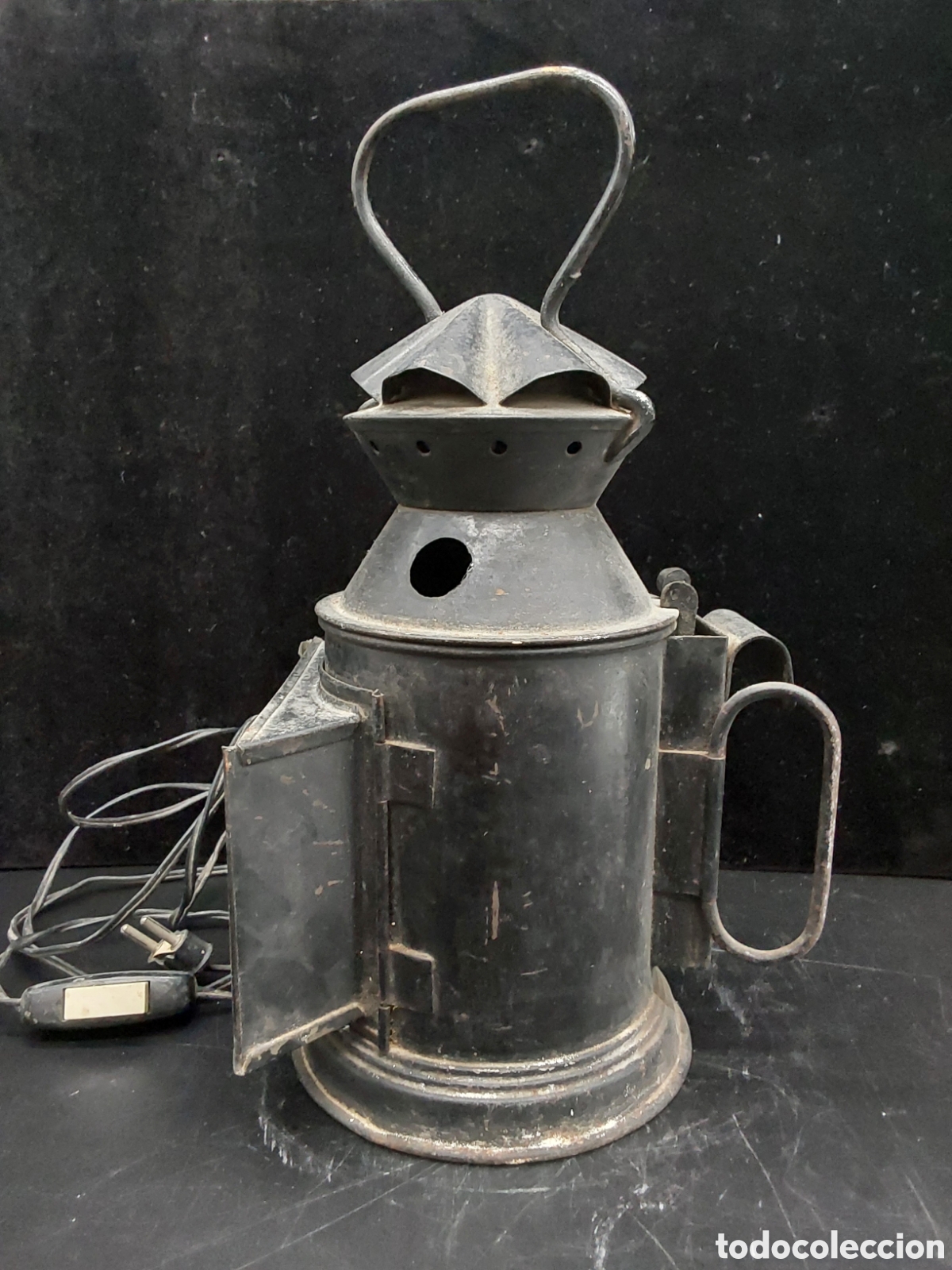 Antig&uuml;edades: Farol de ferroviario - Foto 2