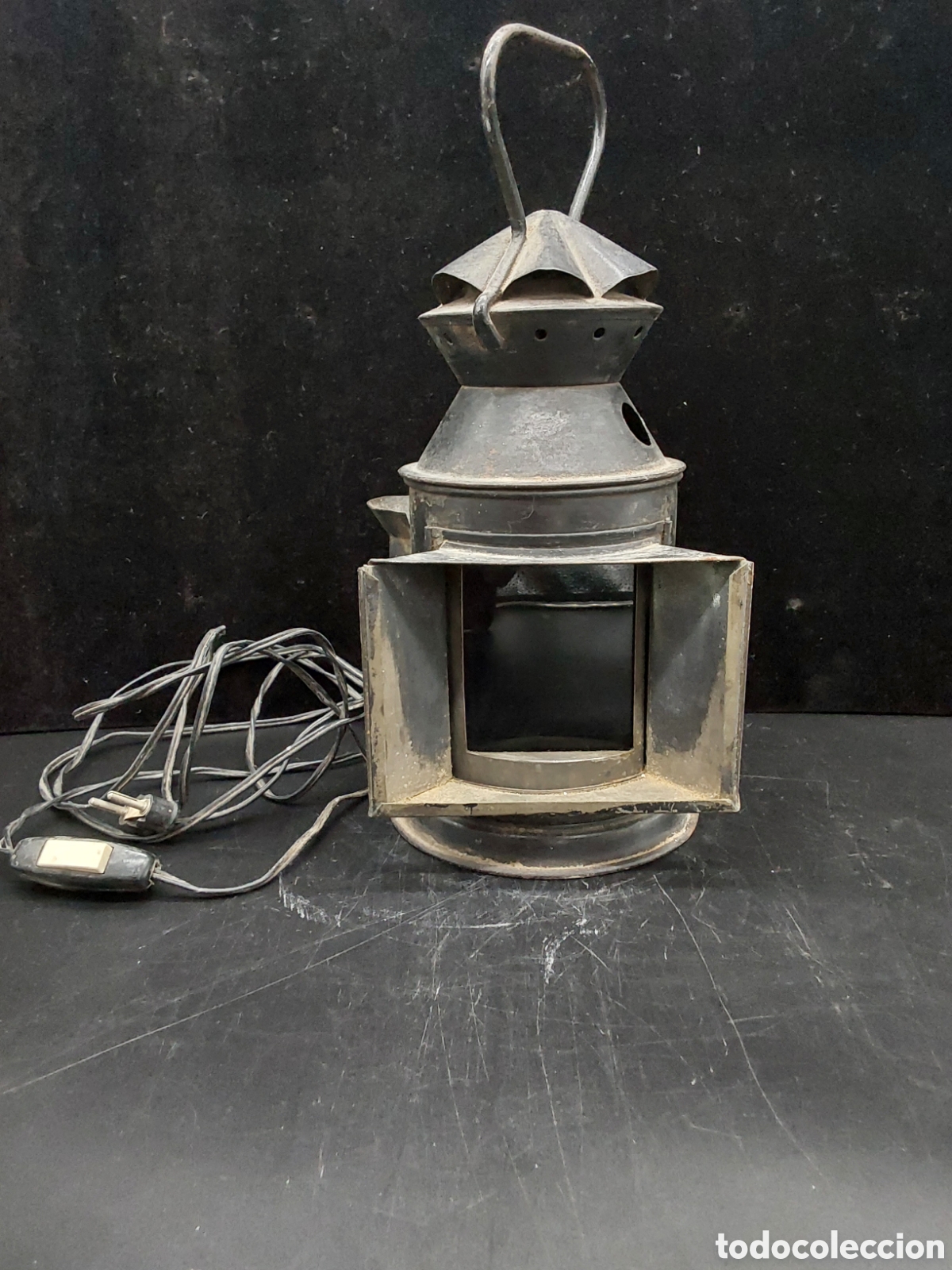 Antig&uuml;edades: Farol de ferroviario - Foto 1