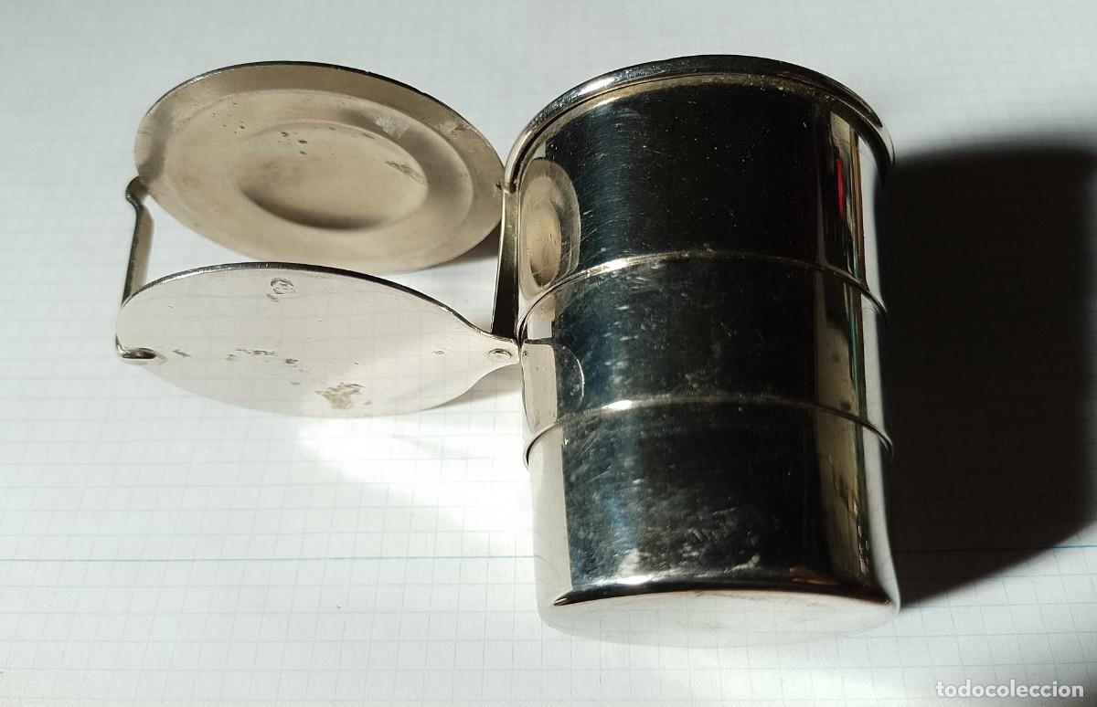 Antig&uuml;edades: Hielera portable de aluminio - Foto 3
