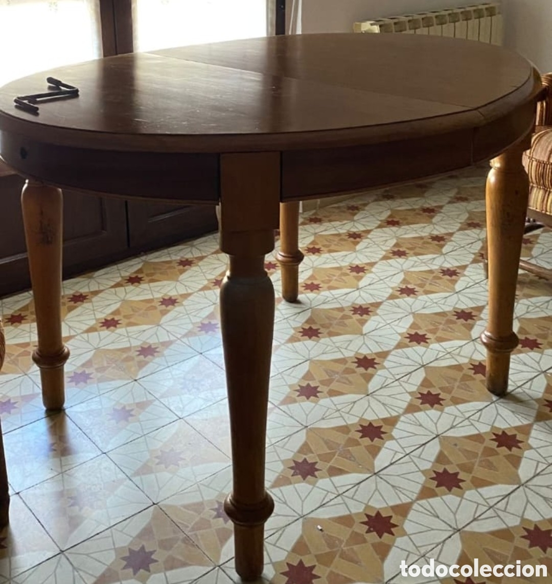 Antig&uuml;edades: Mesa Modernista extensible - Foto 4
