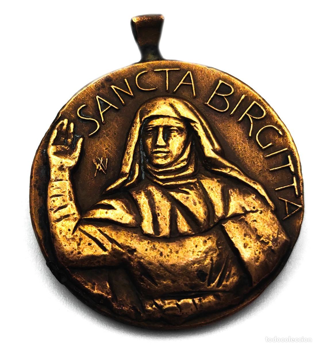 Antig&uuml;edades: MEDALLA SANTA BIRGITTA - Foto 1