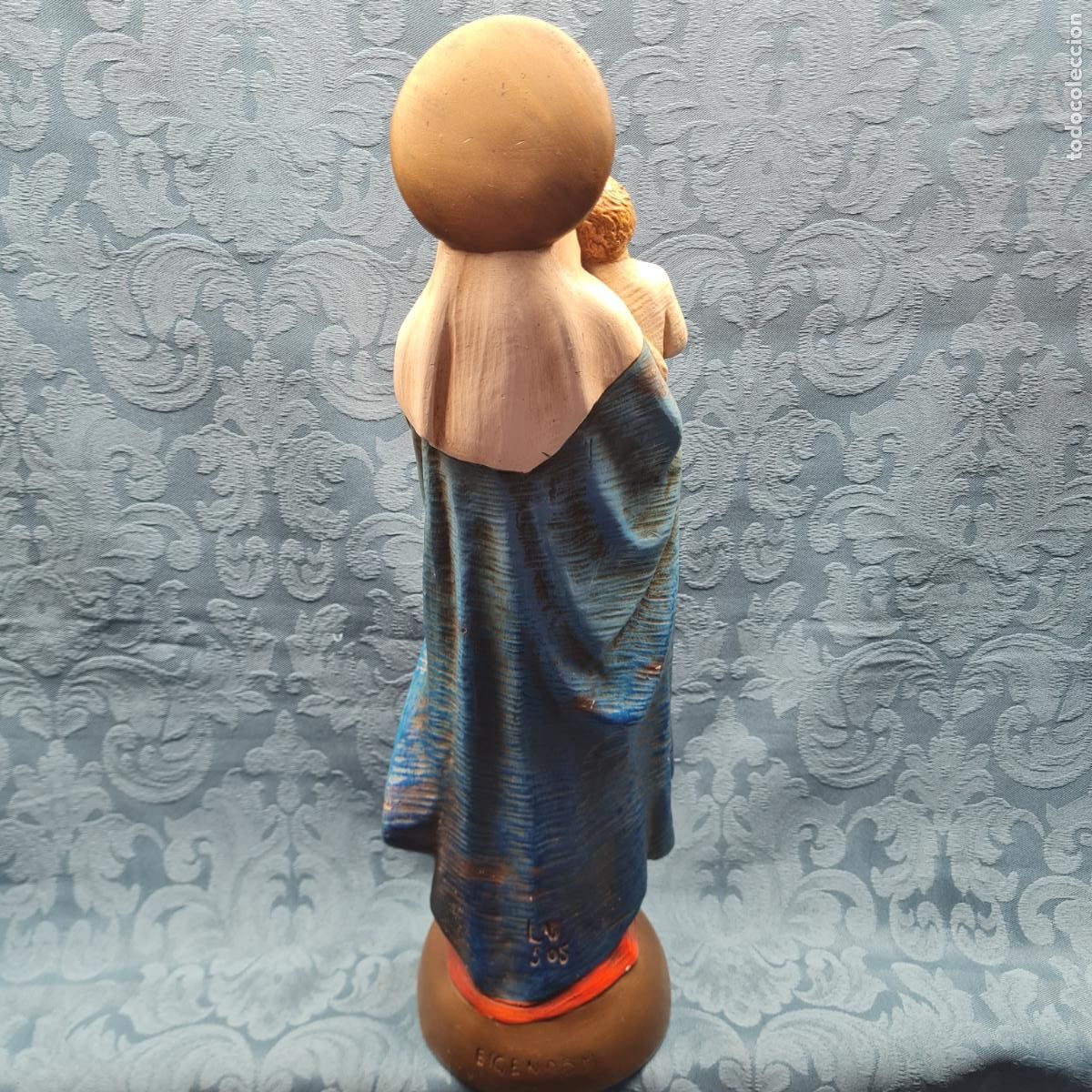 Antig&uuml;edades: VIRGEN CON NI&Ntilde;O EN BRAZOS - Foto 7