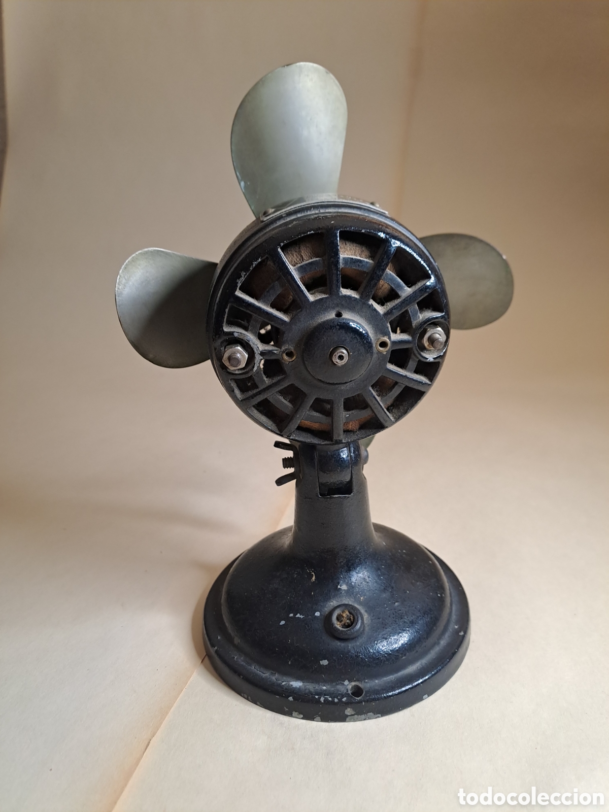 Antig&uuml;edades: Ventilador vintage de hierro - Foto 4