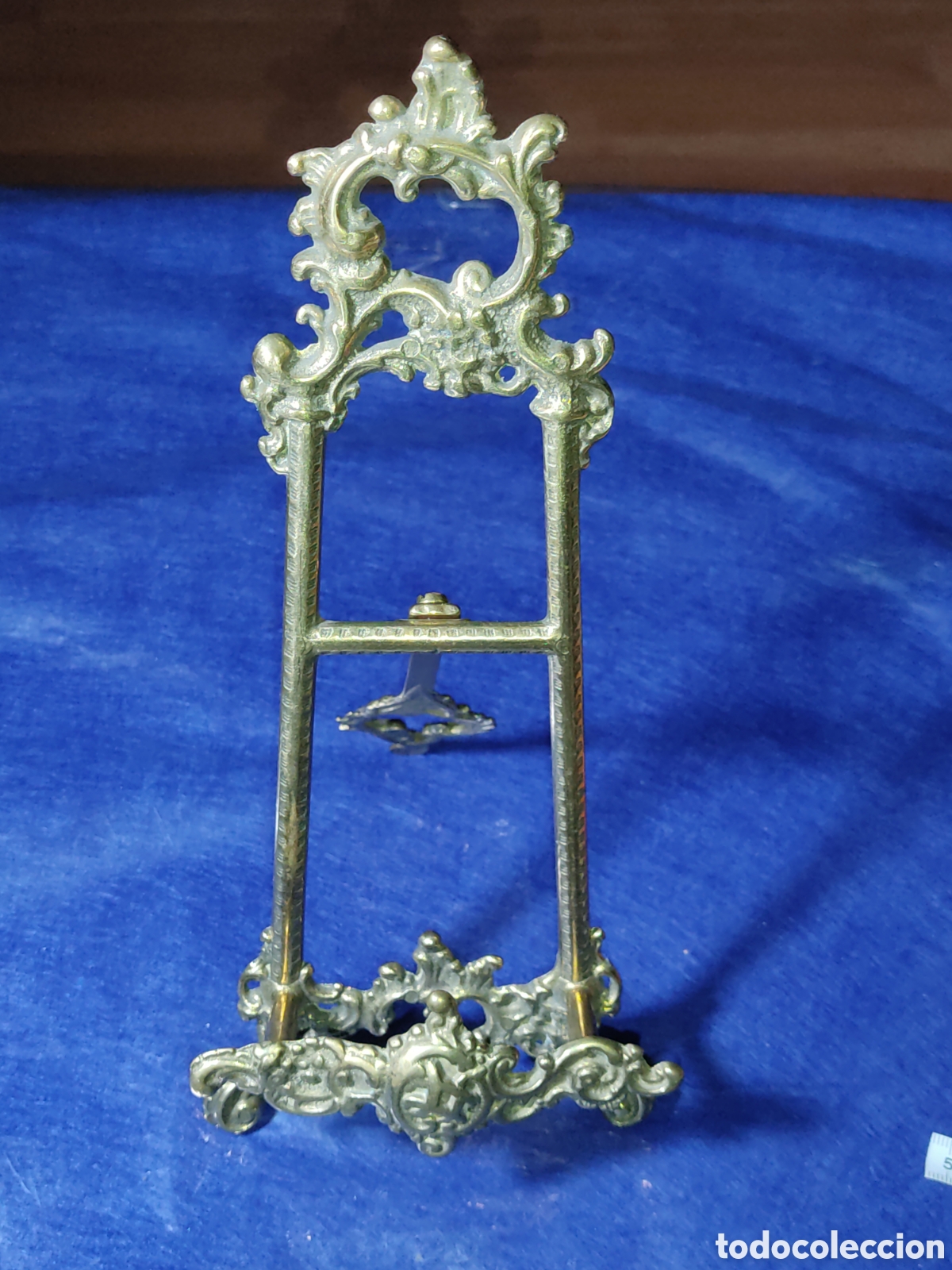 Antig&uuml;edades: Atril antiguo de bronce estilo Luis XV. - Foto 2