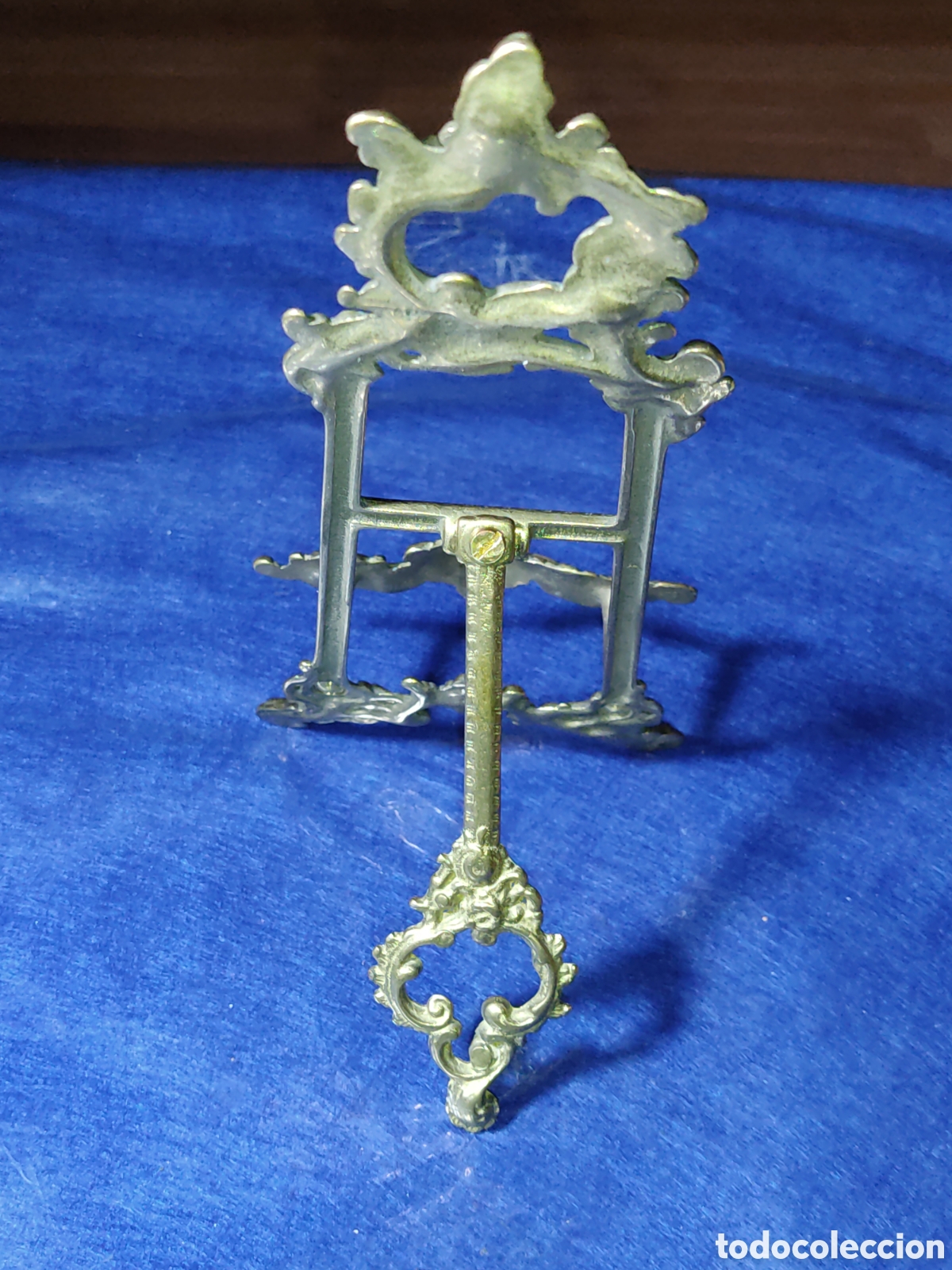 Antig&uuml;edades: Atril antiguo de bronce estilo Luis XV. - Foto 6