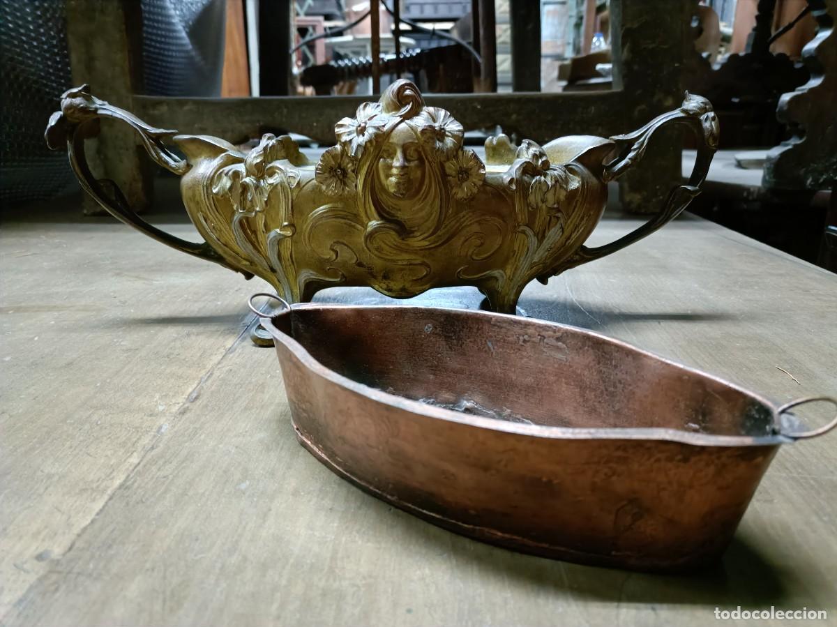 Antig&uuml;edades: Centro de mesa jardinera modernista - Foto 5