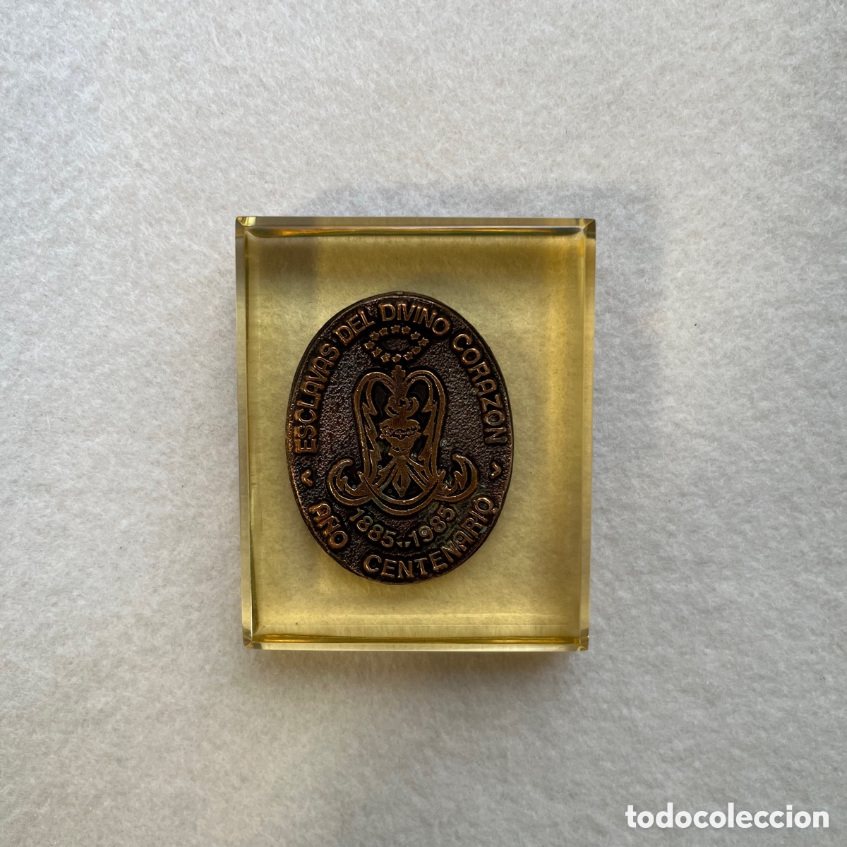 Antig&uuml;edades: MEDALLA RELIGIOSA - CENTENARIO ESCLAVAS DEL DIVINO CORAZ&Oacute;N - Foto 2