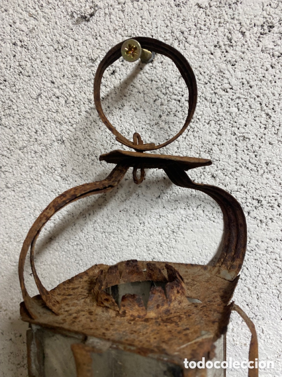 Antig&uuml;edades: Candil antiguo de vela - Foto 3
