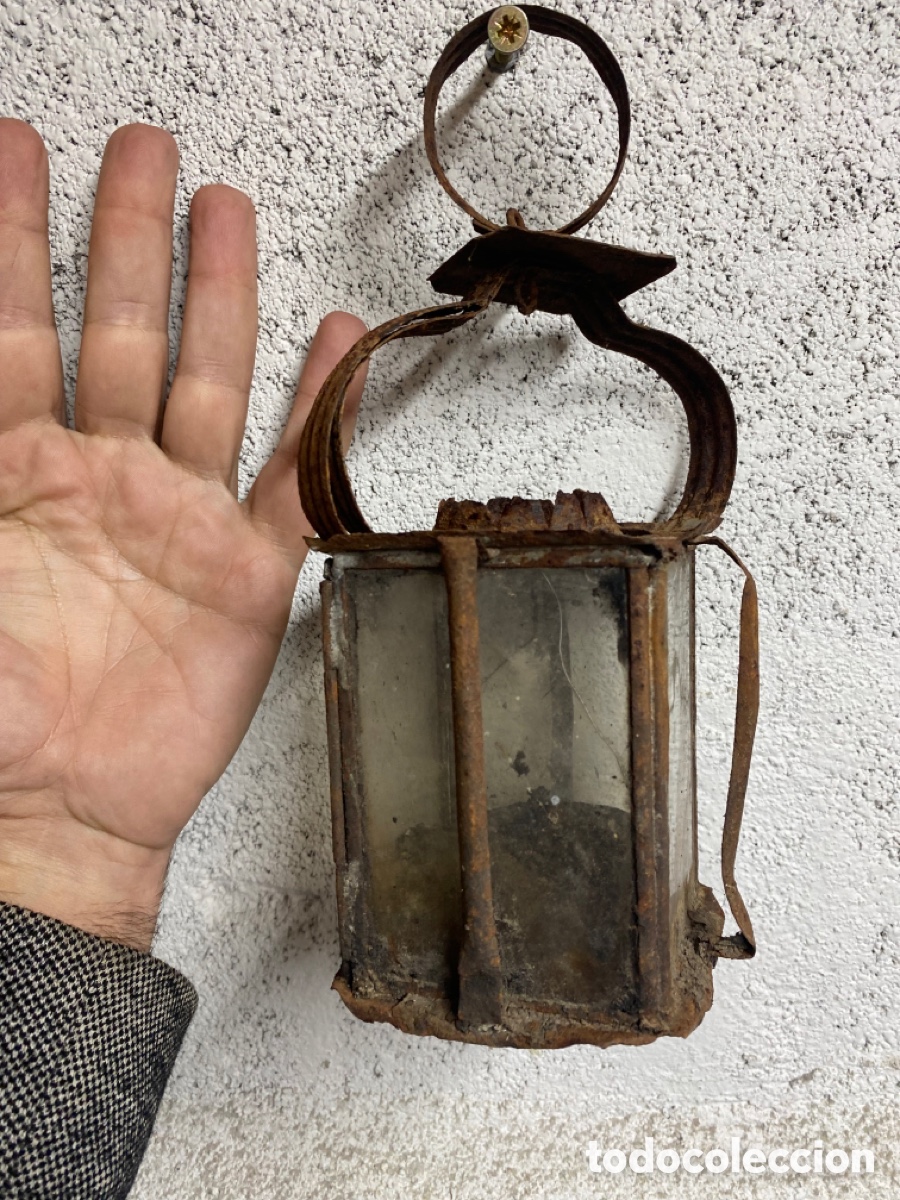 Antig&uuml;edades: Candil antiguo de vela - Foto 4
