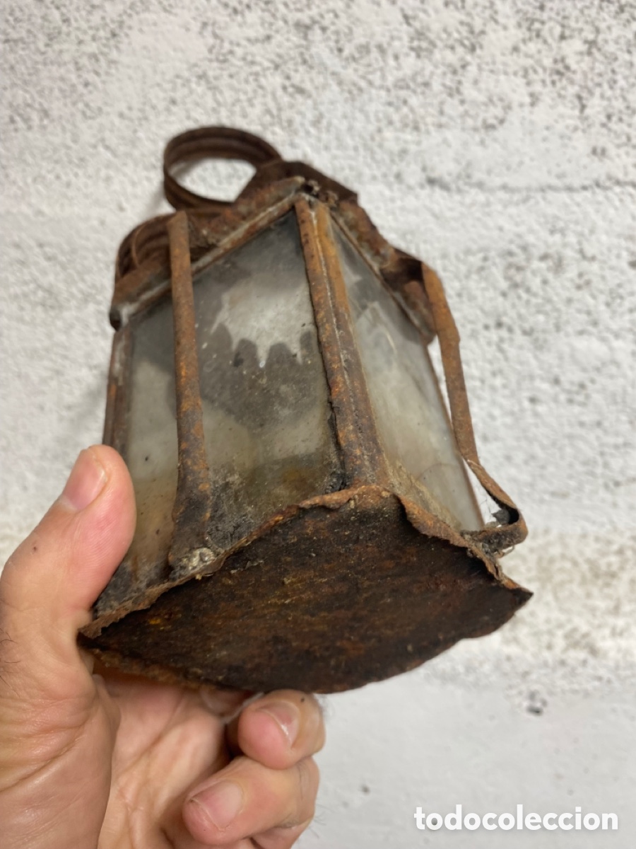 Antig&uuml;edades: Candil antiguo de vela - Foto 8
