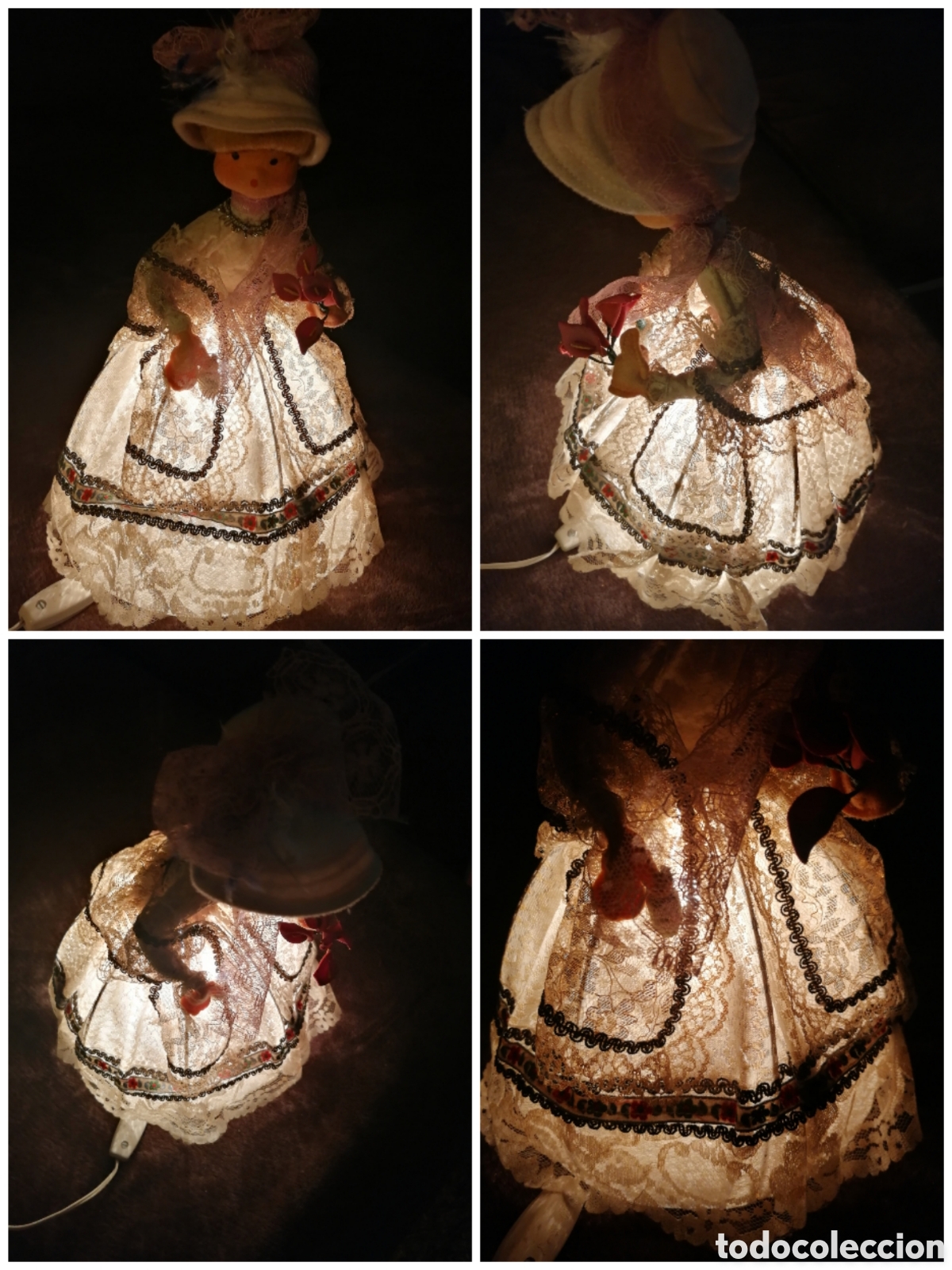 Antig&uuml;edades: L&aacute;mpara mu&ntilde;eca antigua - Foto 2