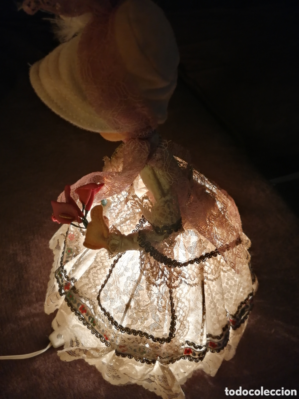 Antig&uuml;edades: L&aacute;mpara mu&ntilde;eca antigua - Foto 5