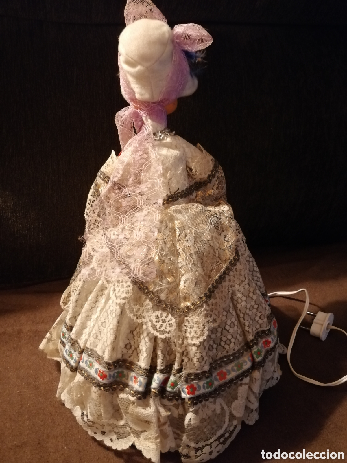 Antig&uuml;edades: L&aacute;mpara mu&ntilde;eca antigua - Foto 10