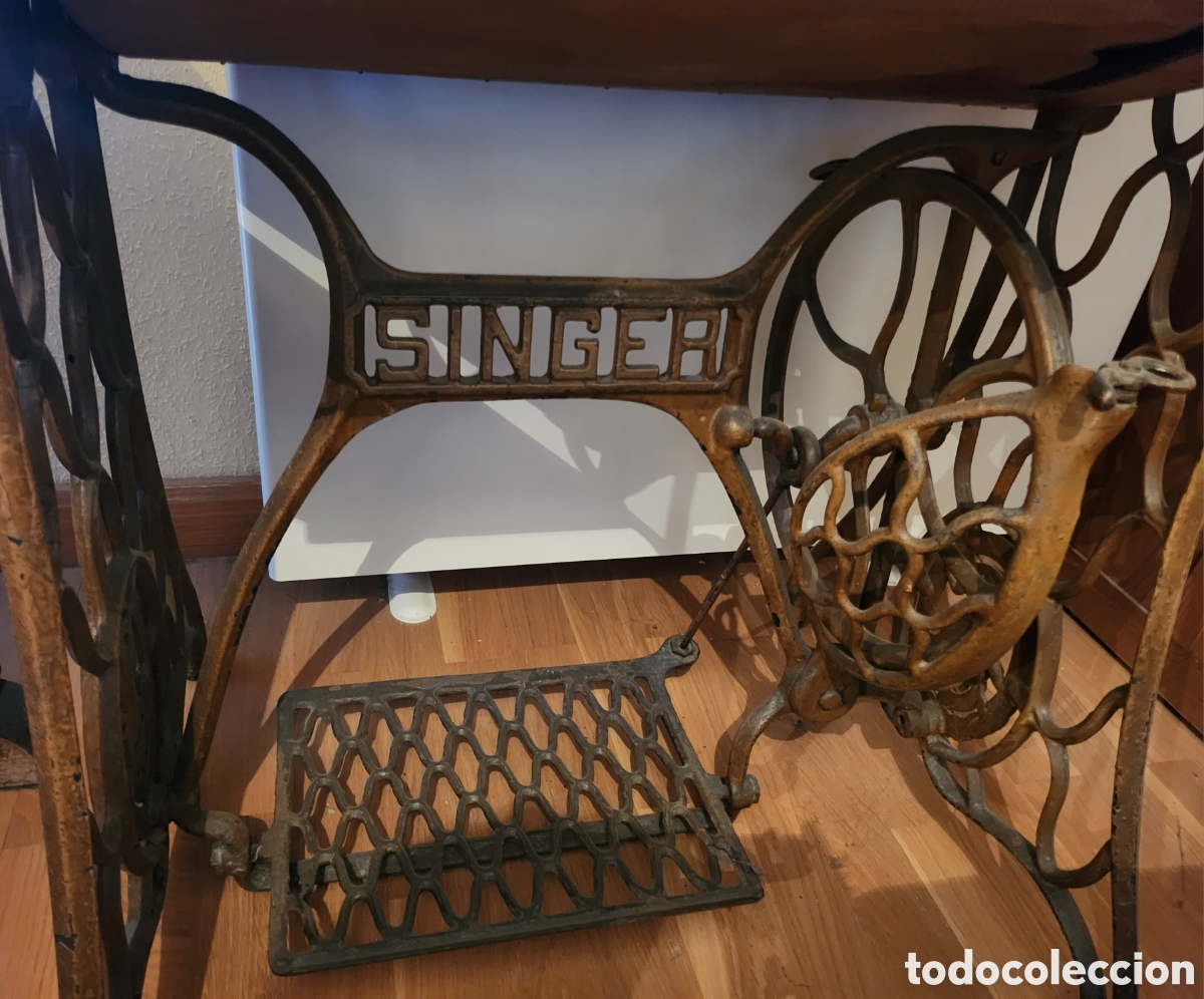 Antig&uuml;edades: Maquina coser Singer 1900 - Foto 2