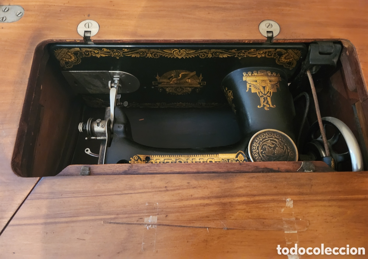 Antig&uuml;edades: Maquina coser Singer 1900 - Foto 4