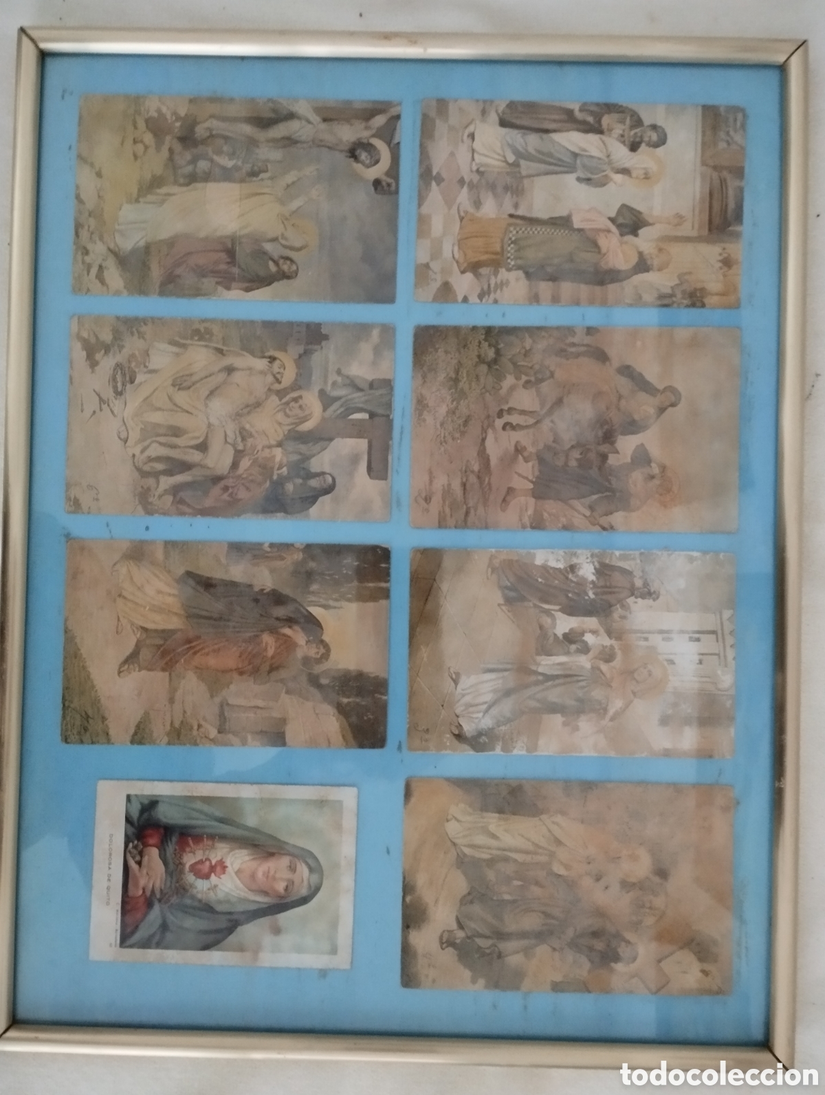 Antig&uuml;edades: Antiguas Estampas Via Crucis. - Foto 2