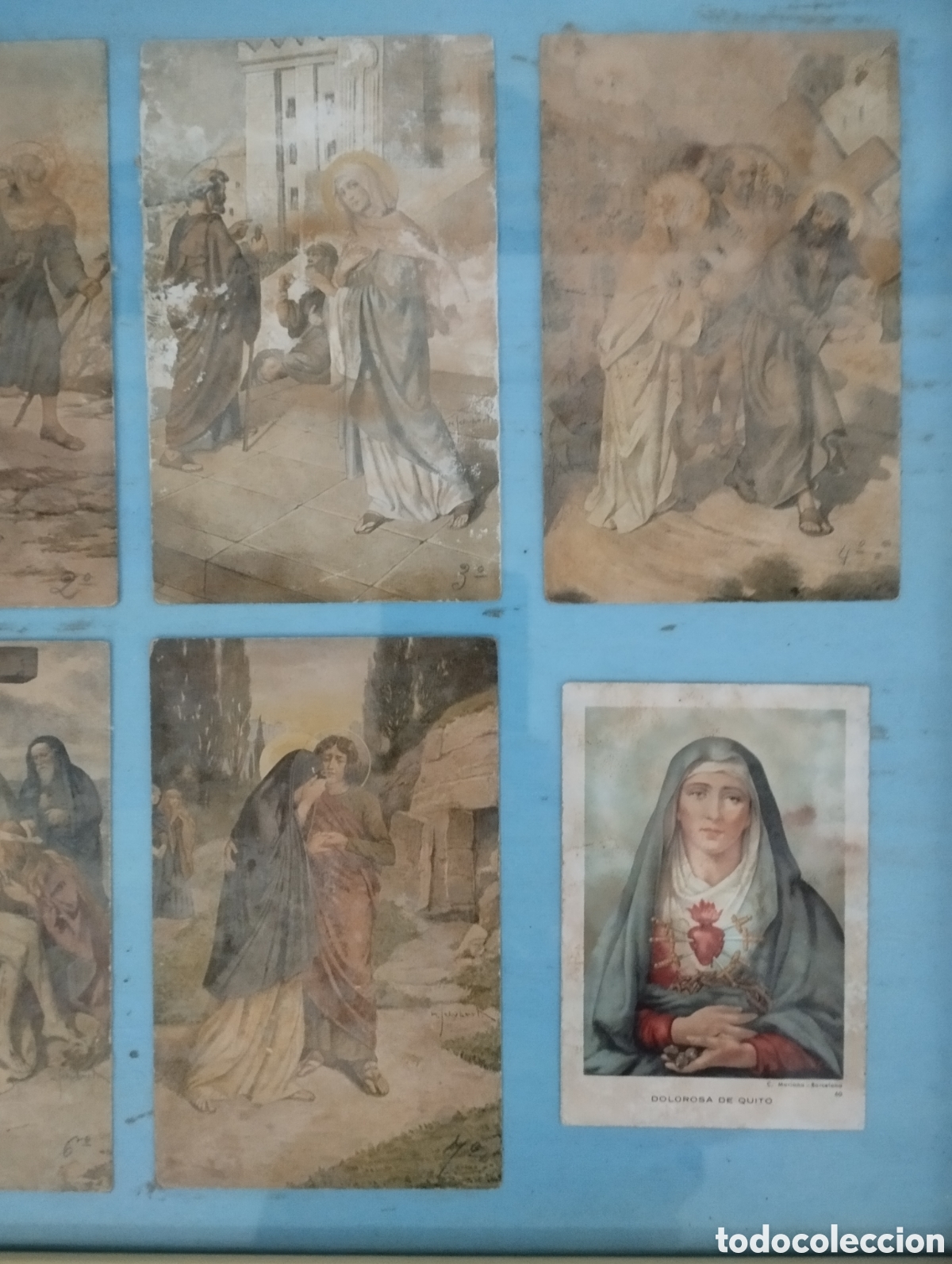 Antig&uuml;edades: Antiguas Estampas Via Crucis. - Foto 4