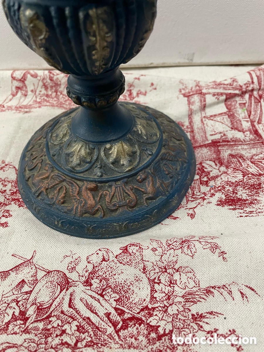 Antig&uuml;edades: ANTIGUO QUINQU&Eacute; MUY DECORADO - Foto 7