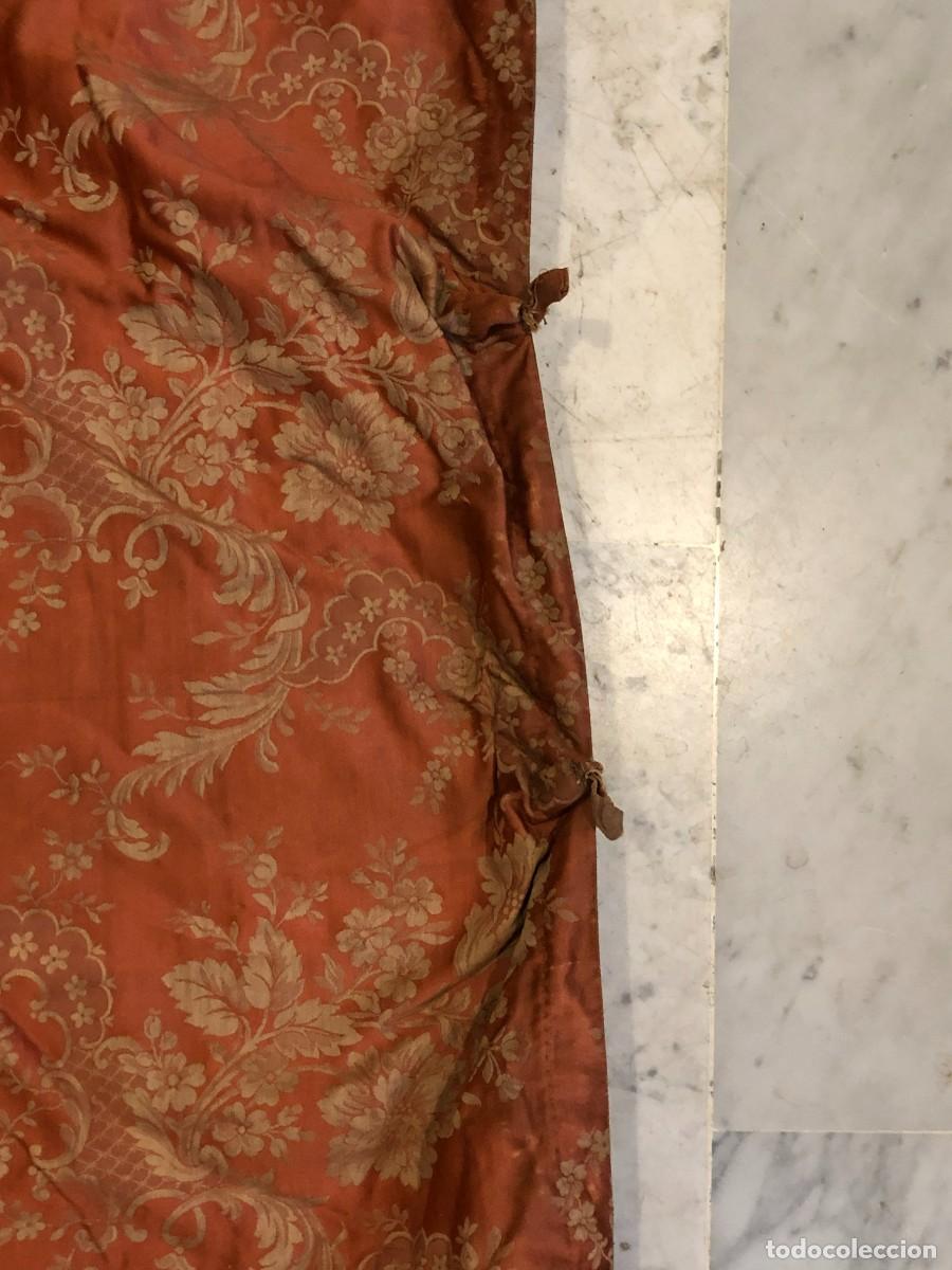 Antig&uuml;edades: 2 cortinas francesas s.xix - Foto 9