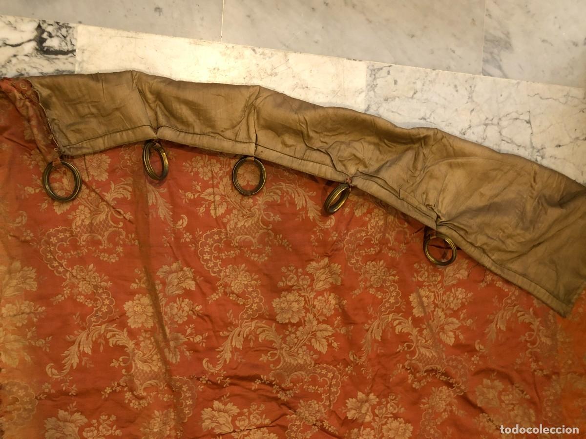 Antig&uuml;edades: 2 cortinas francesas s.xix - Foto 14