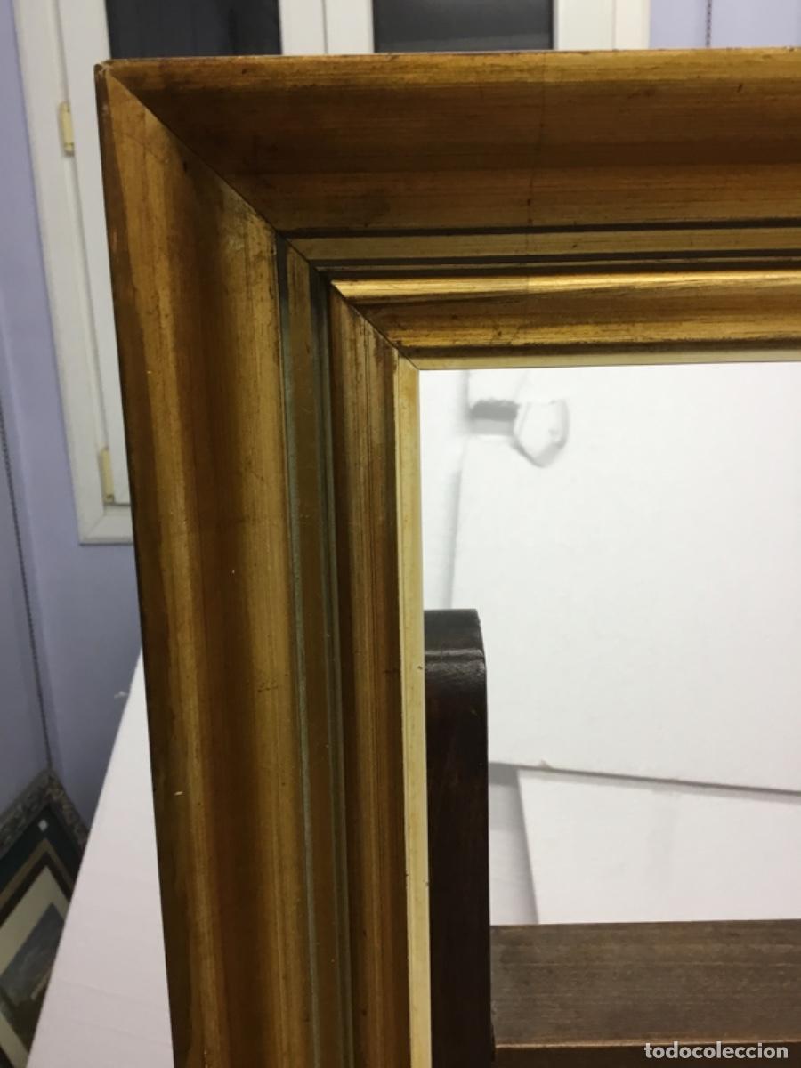 Antig&uuml;edades: Marco oro antiguo filo blanco - Foto 2