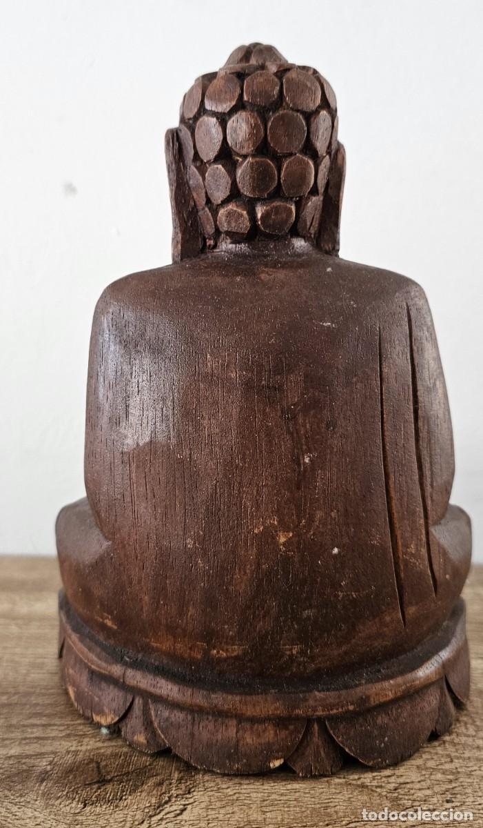Antig&uuml;edades: BUDA tallado en madera - Foto 2