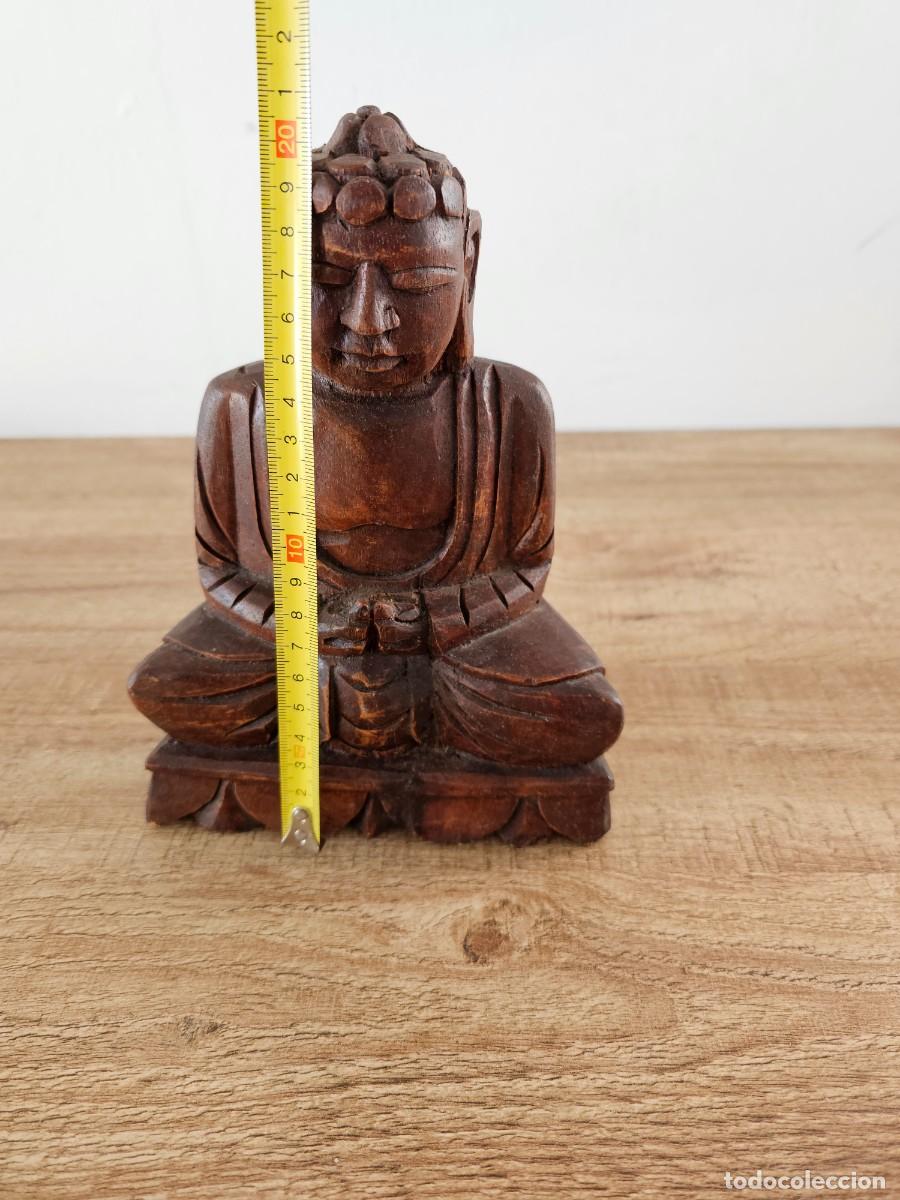 Antig&uuml;edades: BUDA tallado en madera - Foto 8
