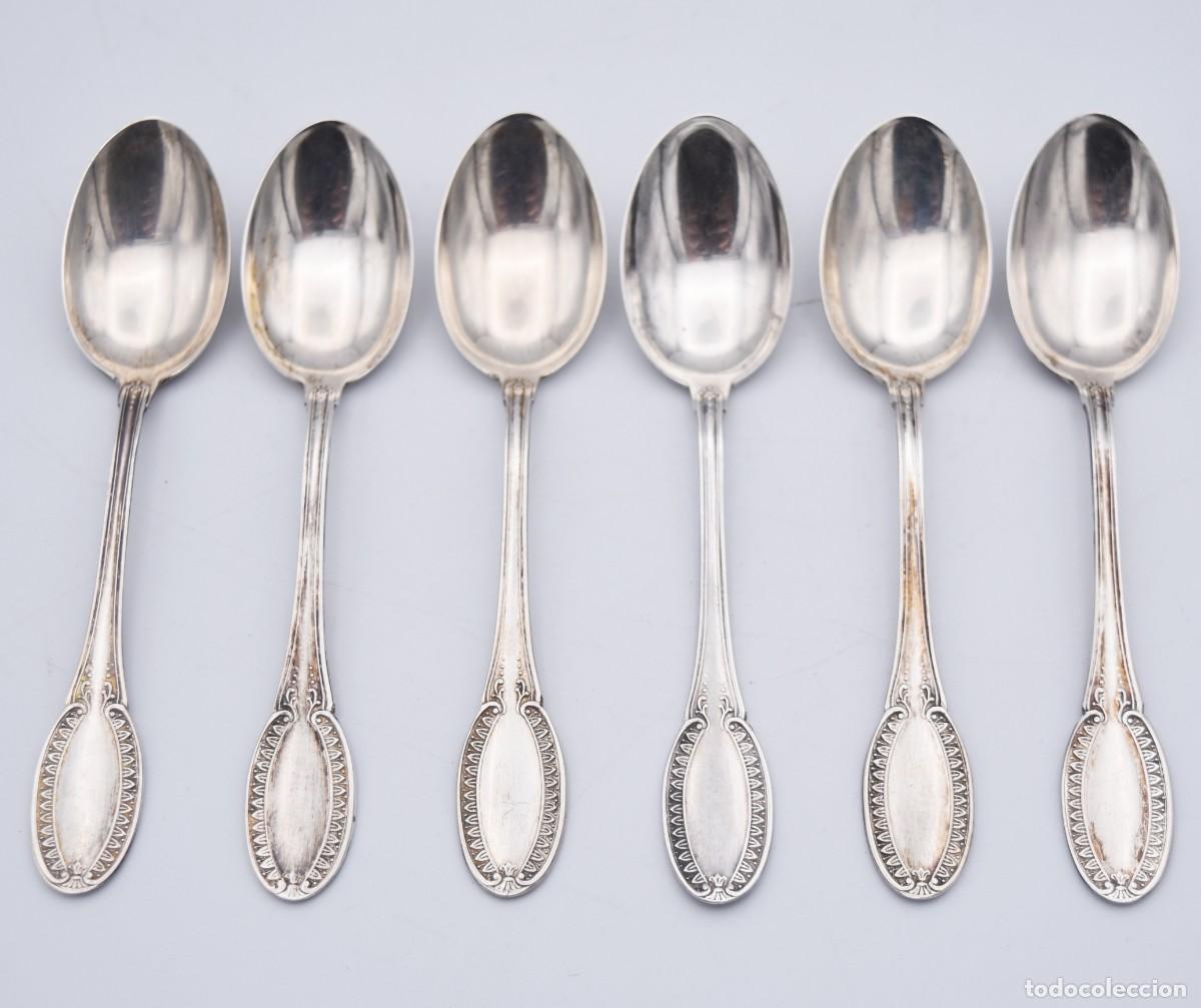 Antig&uuml;edades: Cucharillas de caf&eacute; de plata - Foto 4