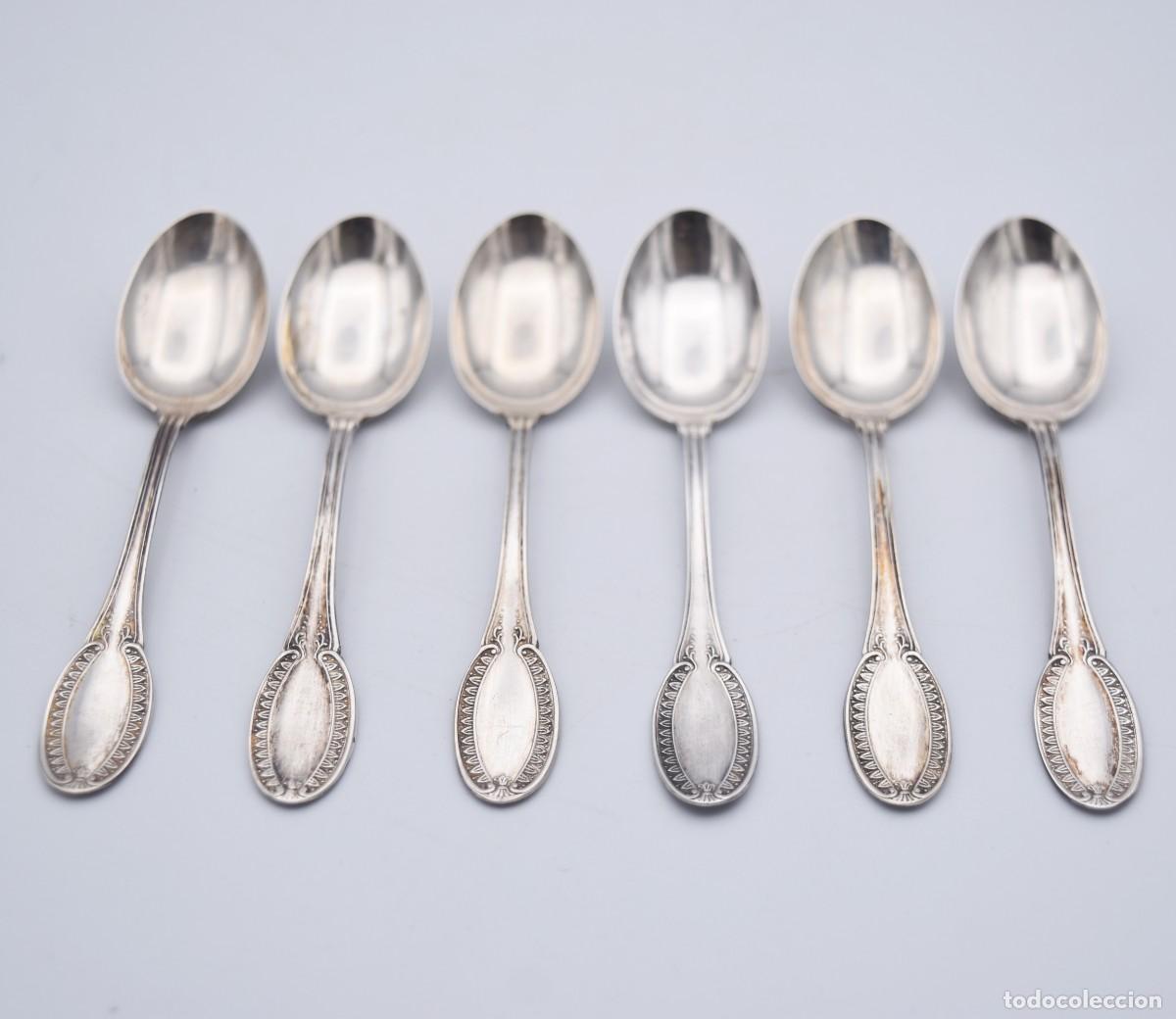 Antig&uuml;edades: Cucharillas de caf&eacute; de plata - Foto 5