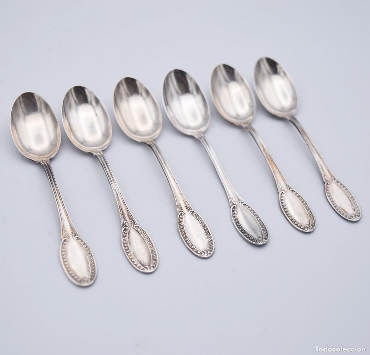 Antig&uuml;edades: Cucharillas de caf&eacute; de plata - Foto 6