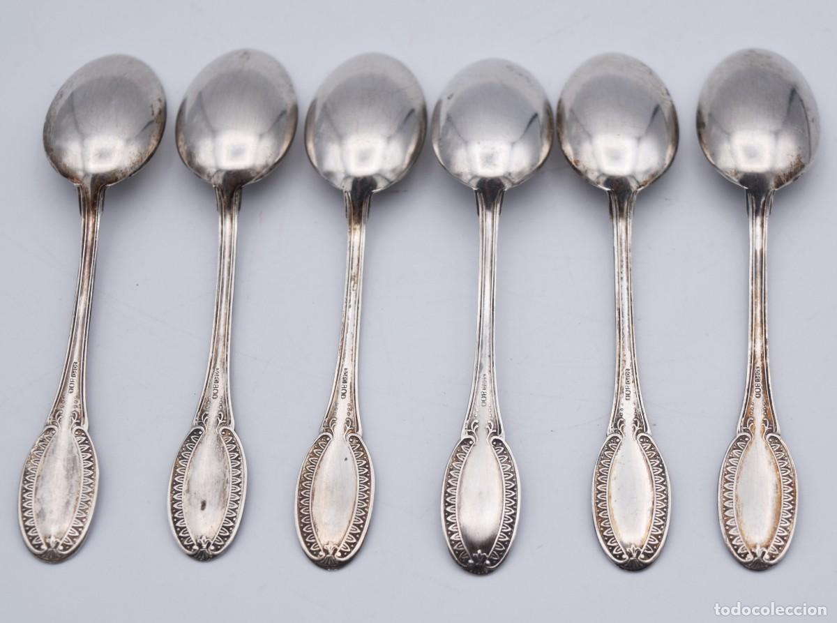 Antig&uuml;edades: Cucharillas de caf&eacute; de plata - Foto 11