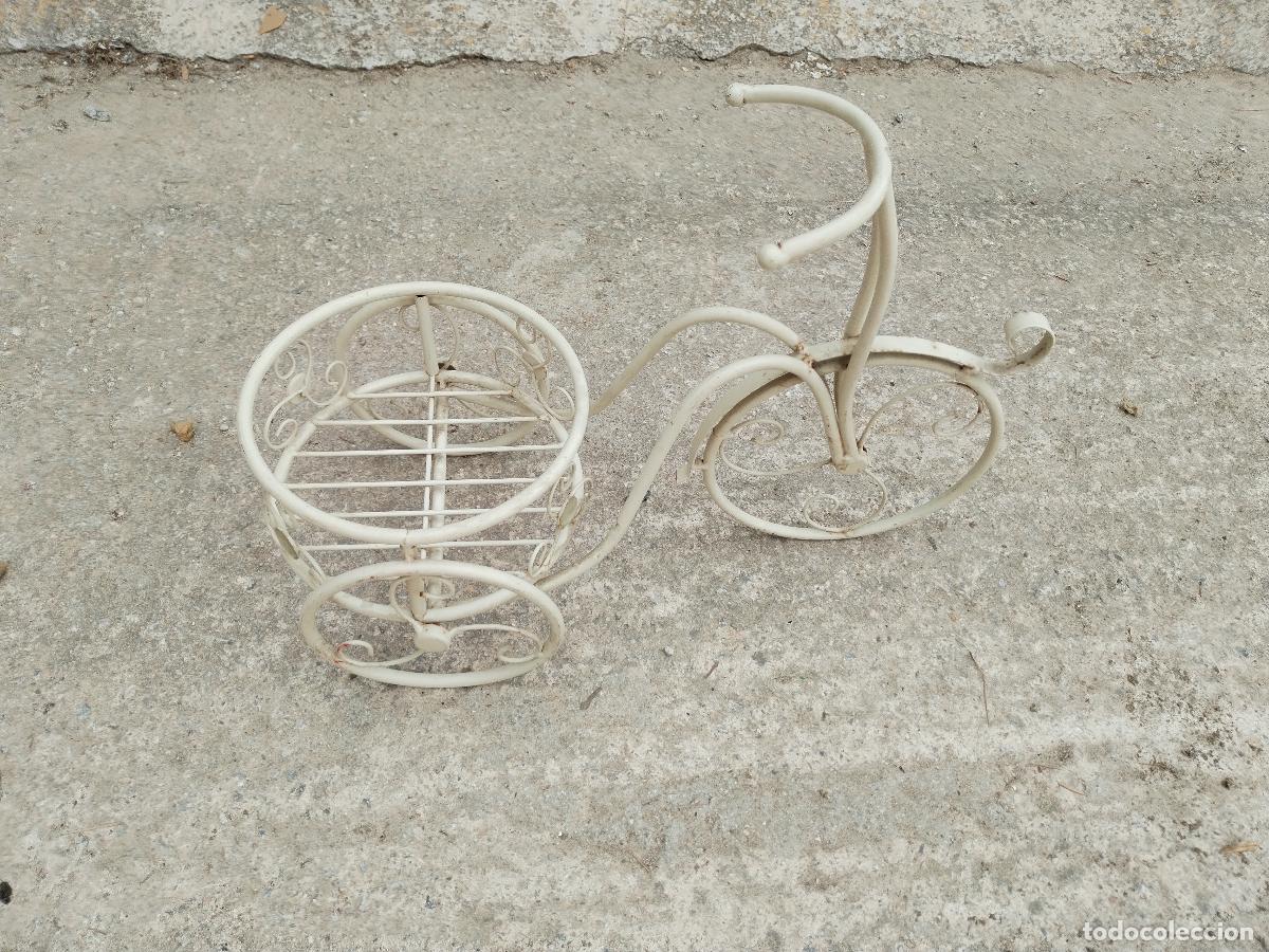 Antig&uuml;edades: macetero bicicleta vintage - Foto 2
