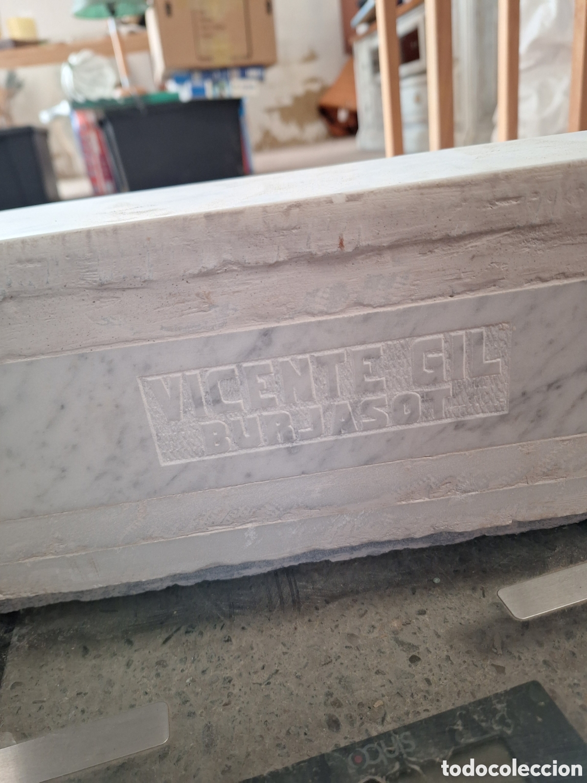 Antig&uuml;edades: Base de m&aacute;rmol para Iglesia - Foto 4