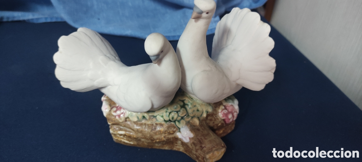 Antig&uuml;edades: Figura pareja de palomas - Foto 6