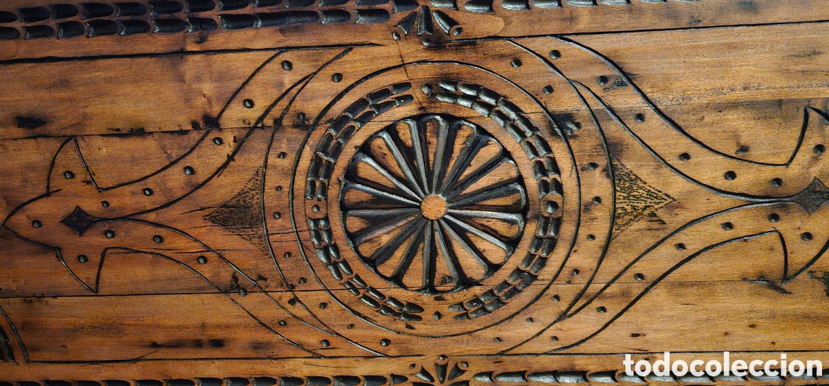 Antig&uuml;edades: Arc&oacute;n tallado 129x56x56 - Foto 7