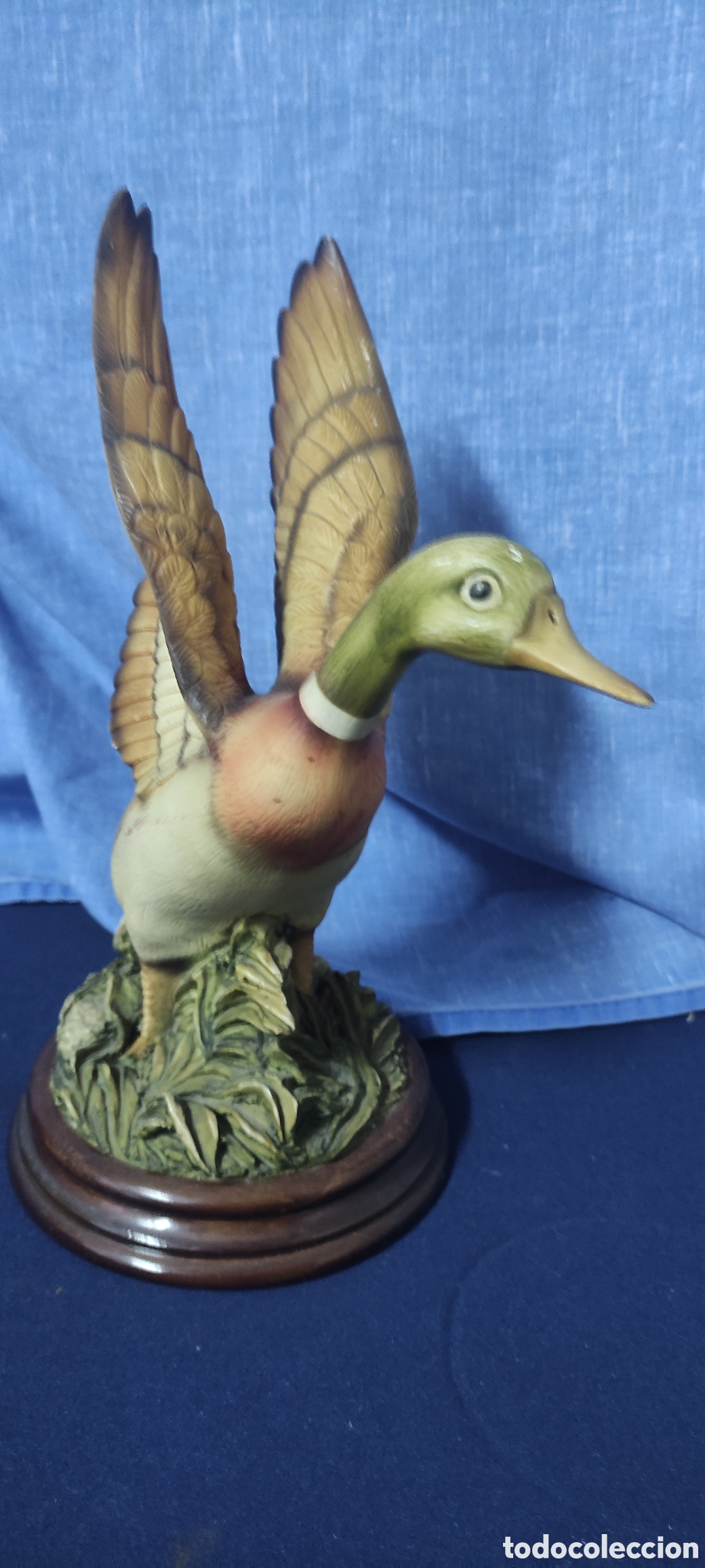 Antig&uuml;edades: Figura de marmolina de pato - Foto 2