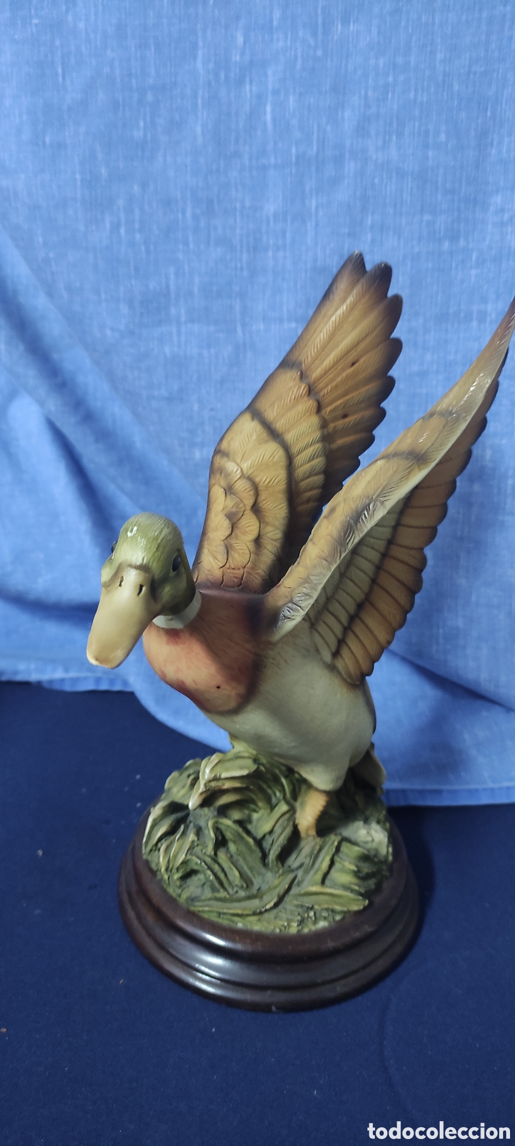 Antig&uuml;edades: Figura de marmolina de pato - Foto 3