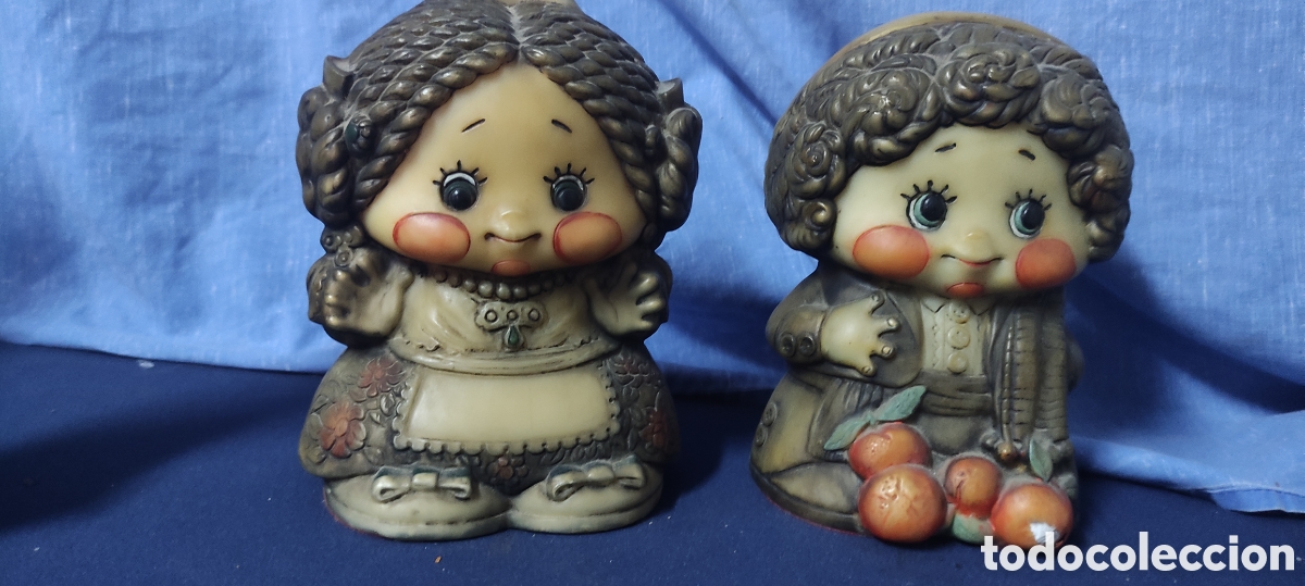 Antig&uuml;edades: Pareja de figuras falleras valencianas - Foto 3